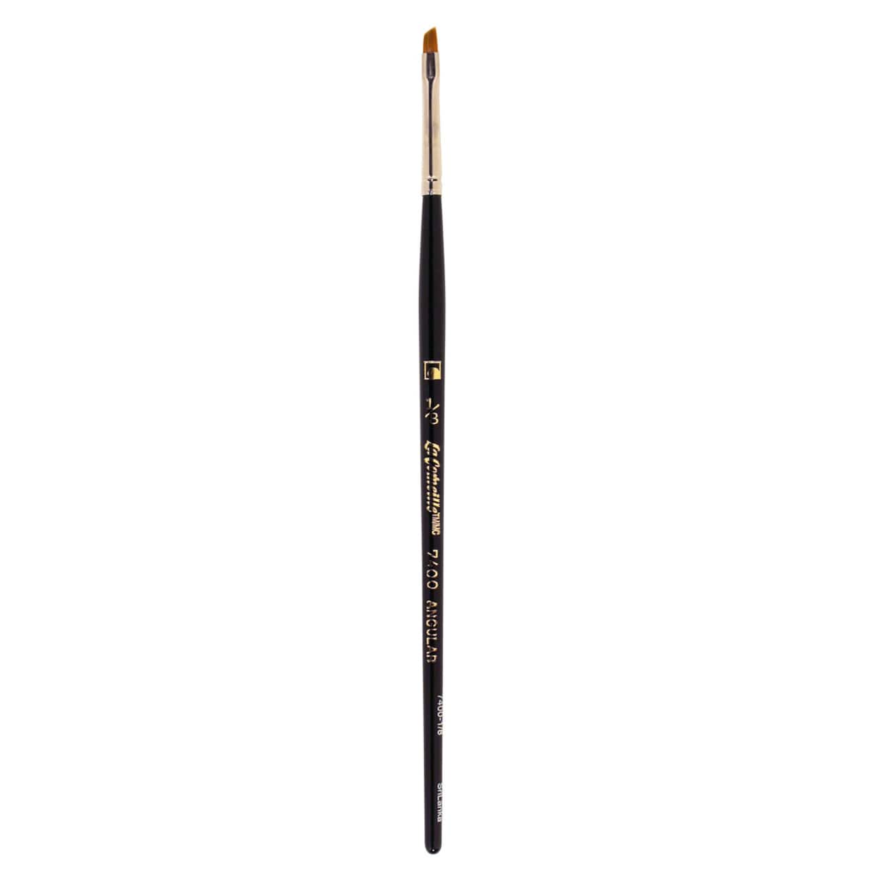 12 Pack: Vienna Golden Taklon Short Handle Angle Shader Brush by Artist's Loft™